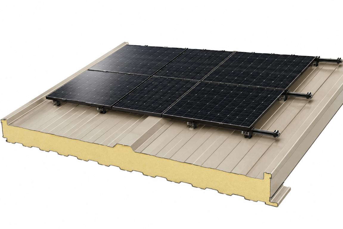 Solar System on SIP roof