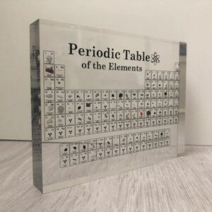 ATOMICA – PERIODIC TABLE WITH REAL ELEMENTS