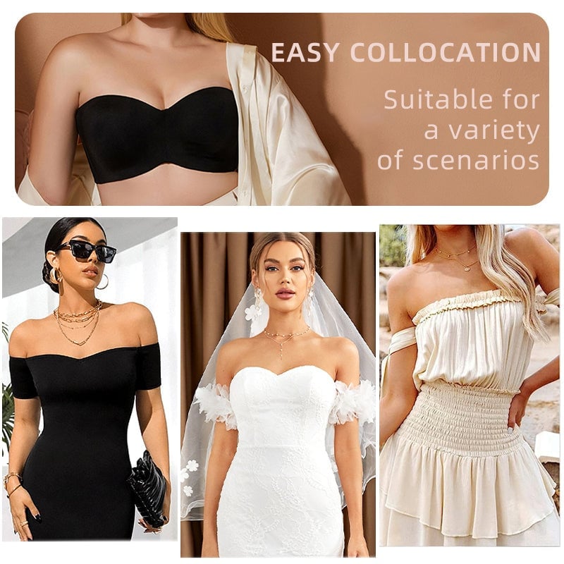 Buy 2 Get 1 Free – Non-Slip Multi-Way Strapless Bra