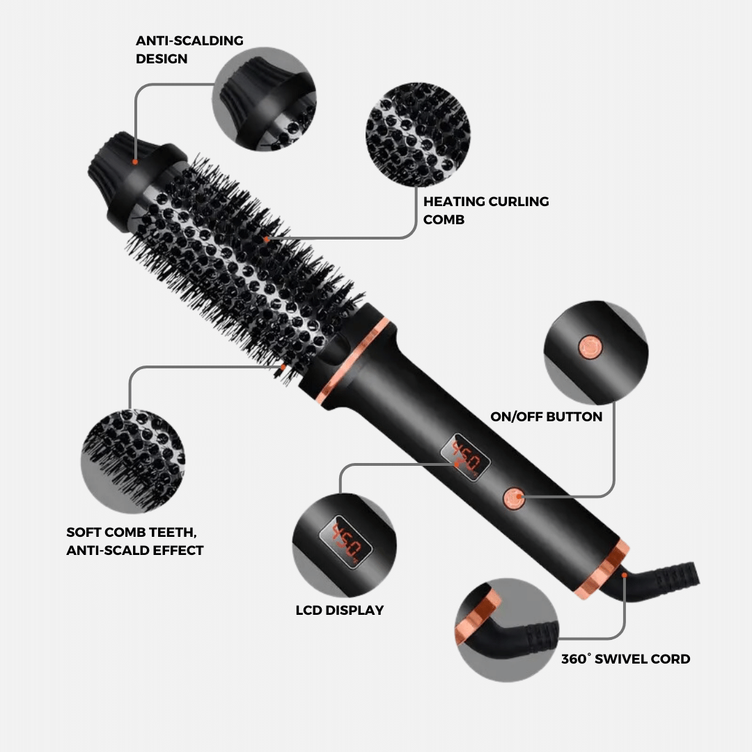 HaloStyler – Heated Ionic Blowout Hair Styling Brush