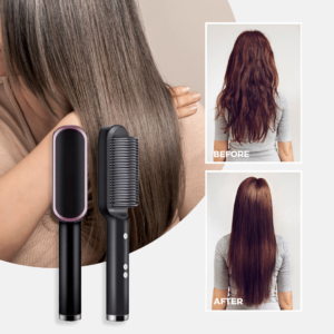 SparkStyler – 2-in-1 Heated Hair-Straightening & Styling Brush