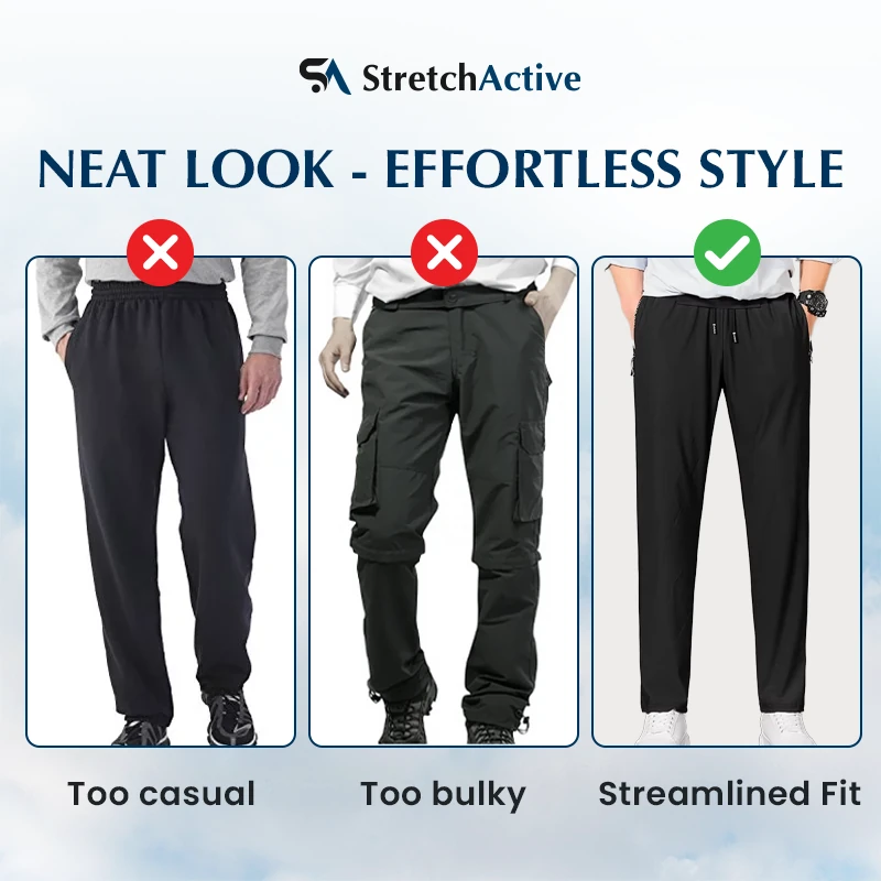 StretchActive – Unisex Ultra Stretch Quick Drying Pants