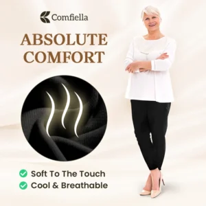 Comfiella – Women’s Casual High Waist Modern Fit Pants