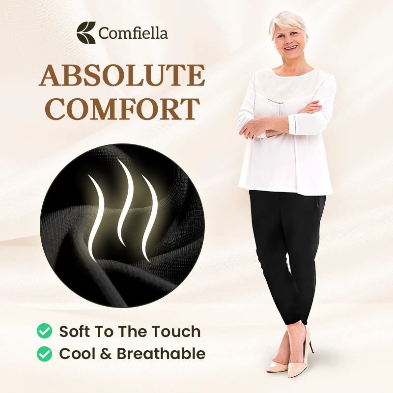 Comfiella – Women’s Casual High Waist Modern Fit Pants