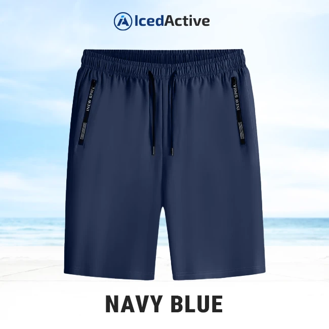 IcedActive – Unisex Ice Silk Quick Drying Stretch Shorts