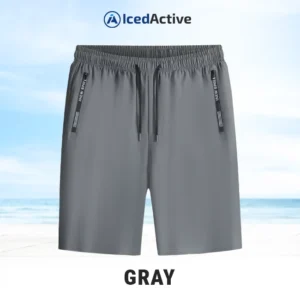 IcedActive – Unisex Ice Silk Quick Drying Stretch Shorts