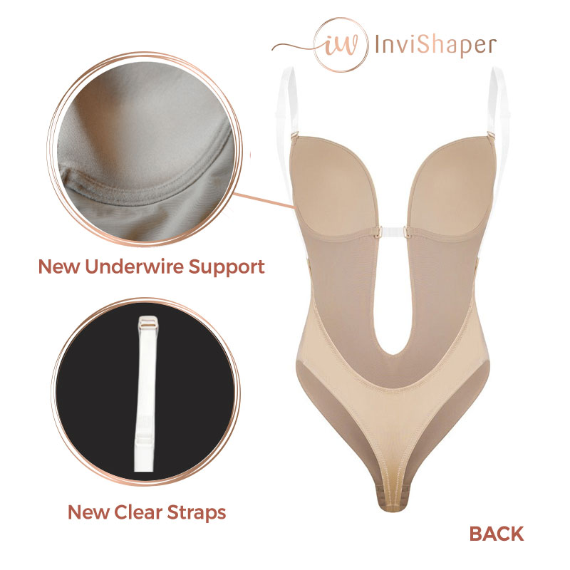 InviShaper – Plunge Backless Body Shaper Bra