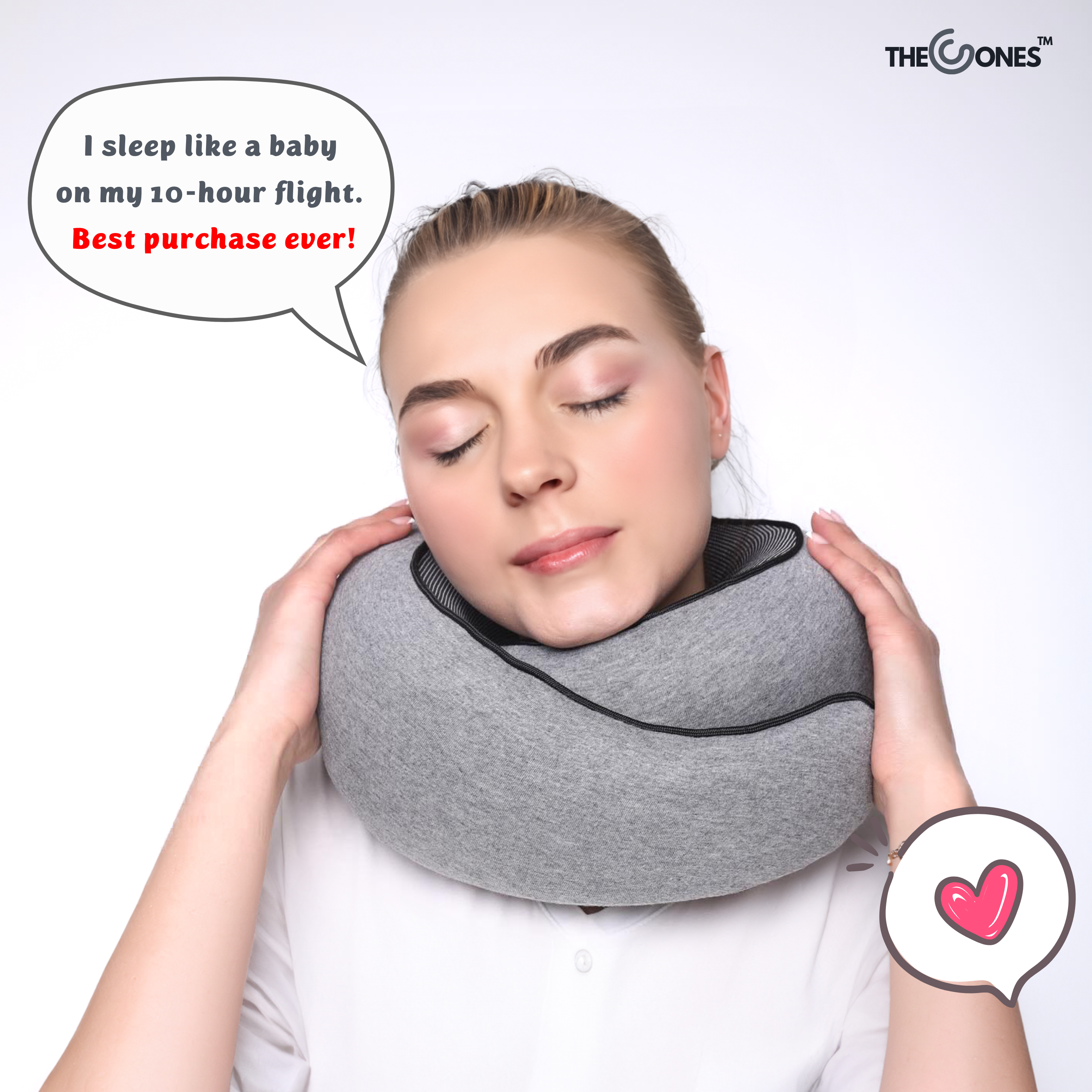 2024 New Travel Neck Pillow Memory Foam