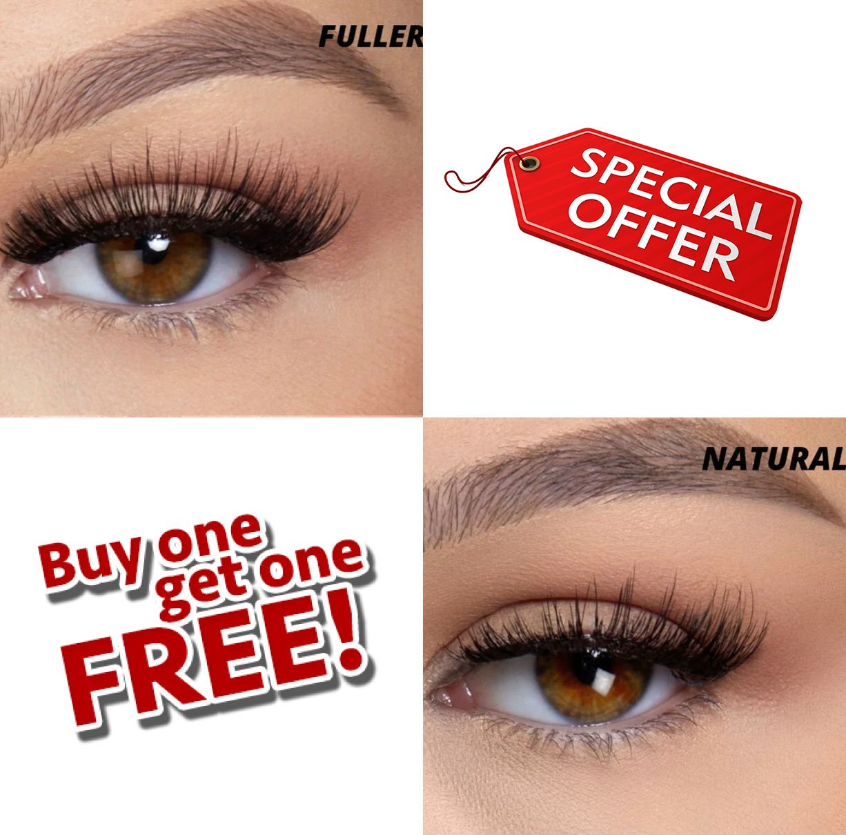 Buy 1 Get 1 Free – Reusable Magnetic Eyelashes