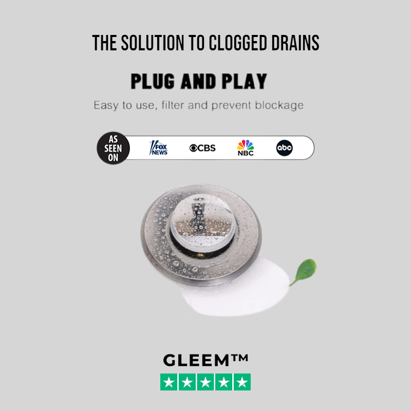 GLEEM  Hair Catching Sink Drain