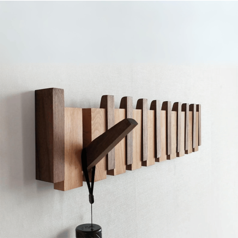 Handmade Wooden Coat Rack