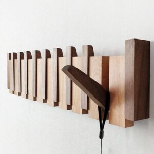 Handmade Wooden Coat Rack