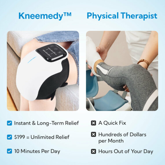 KneeBliss Knee Massager (With Heat & Red Light)