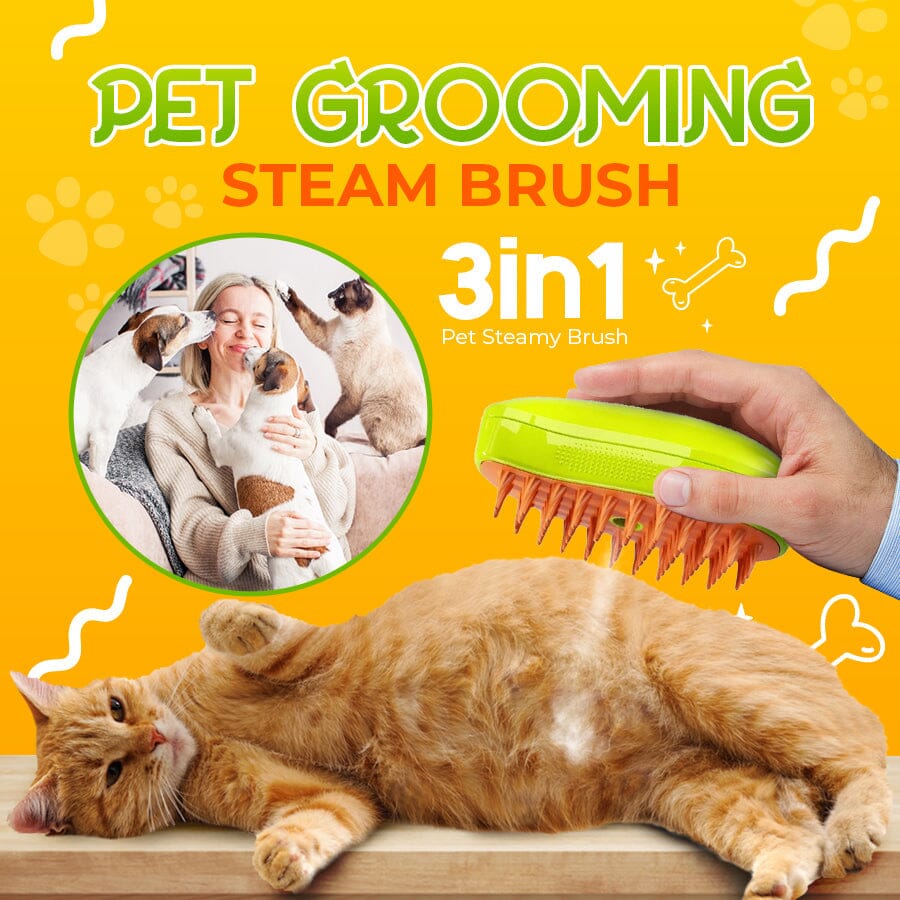 Pet Grooming Steamy Brush