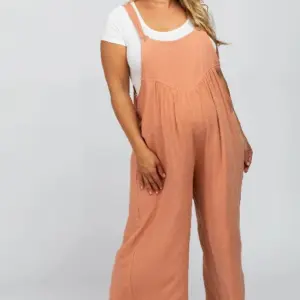 Plus Size Wide Leg Overalls Jumpsuit