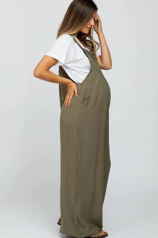 Plus Size Wide Leg Overalls Jumpsuit