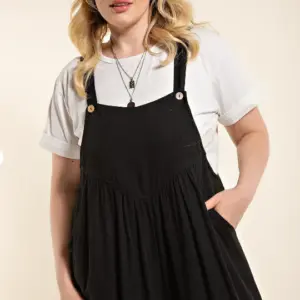 Plus Size Wide Leg Overalls Jumpsuit