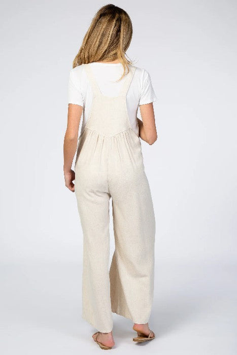 Plus Size Wide Leg Overalls Jumpsuit