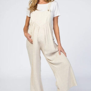 Plus Size Wide Leg Overalls Jumpsuit