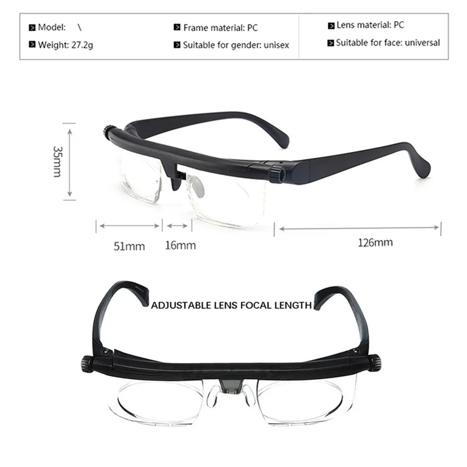 SpinView Pro Adjustable Glasses