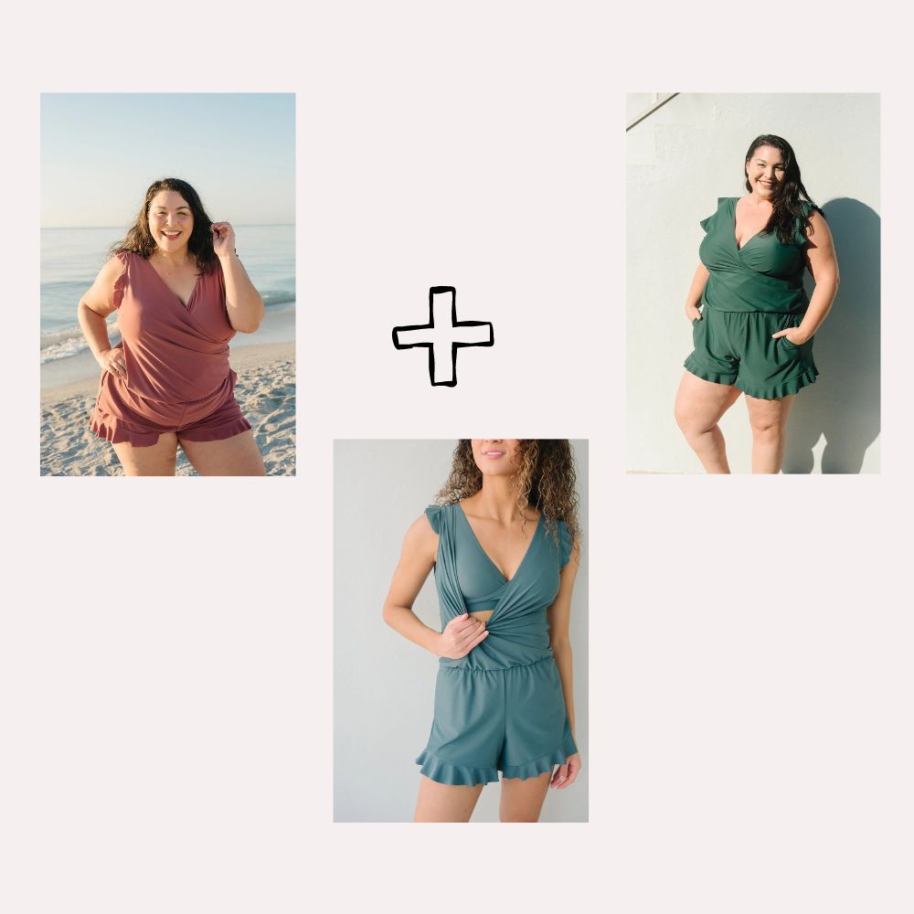 Stellwise – LAST DAY 49% OFF – Built in bra and Leggings Swim Romper