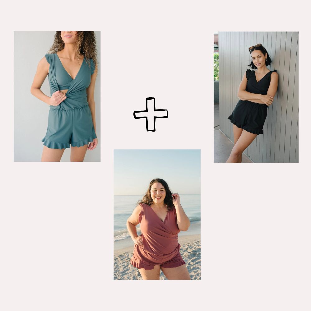 Stellwise – LAST DAY 49% OFF – Built in bra and Leggings Swim Romper