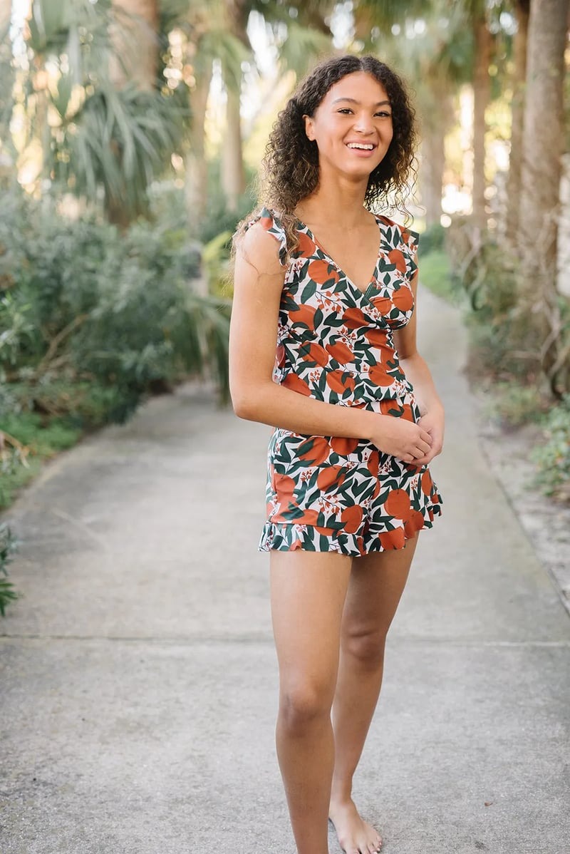 Stellwise – LAST DAY 49% OFF – Built in bra and Leggings Swim Romper