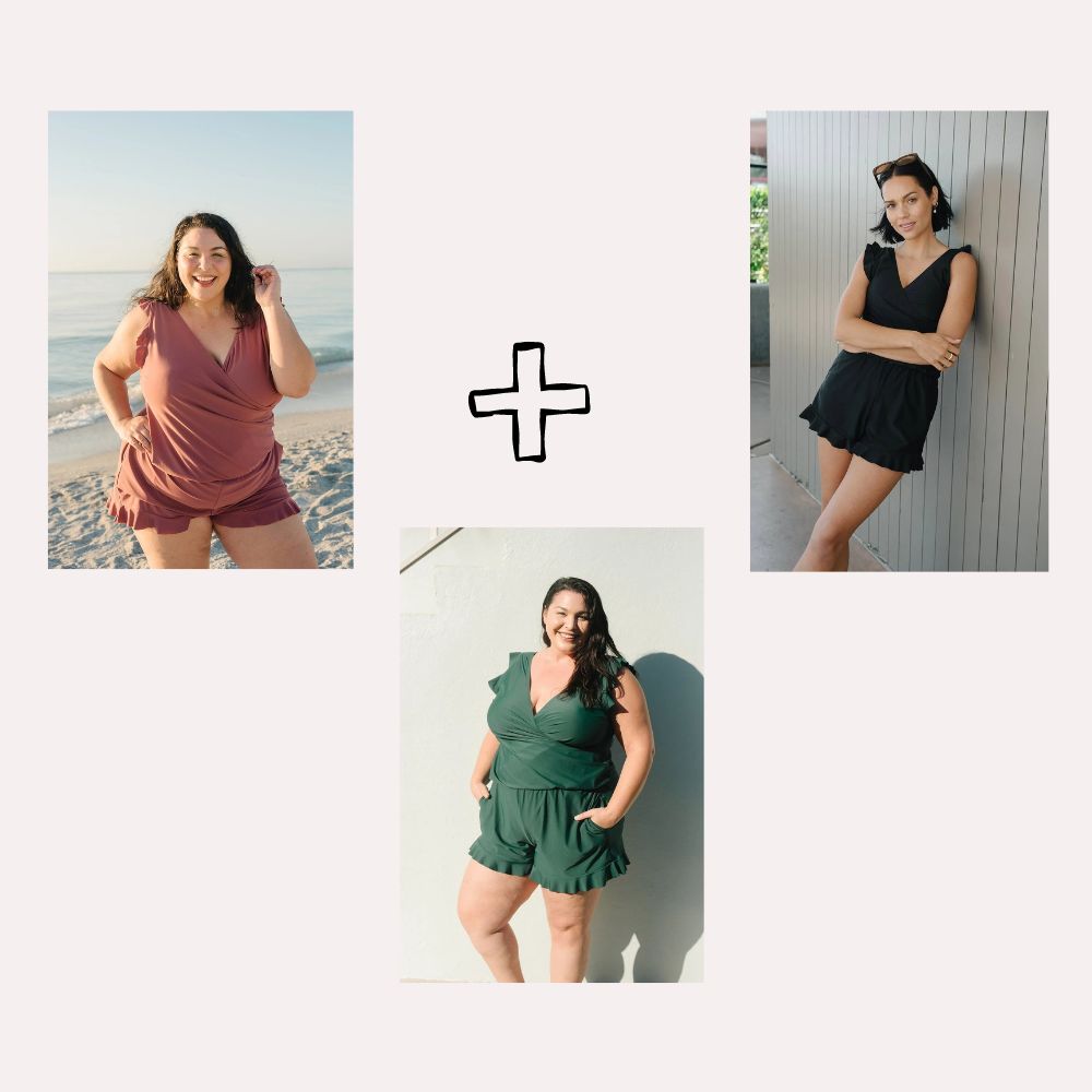 Stellwise – LAST DAY 49% OFF – Built in bra and Leggings Swim Romper