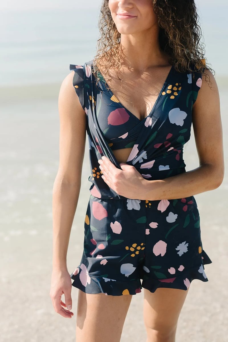 Stellwise – LAST DAY 49% OFF – Built in bra and Leggings Swim Romper