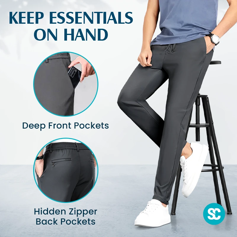 StrideCool – Quick Drying Stretch Straight Fit Pants