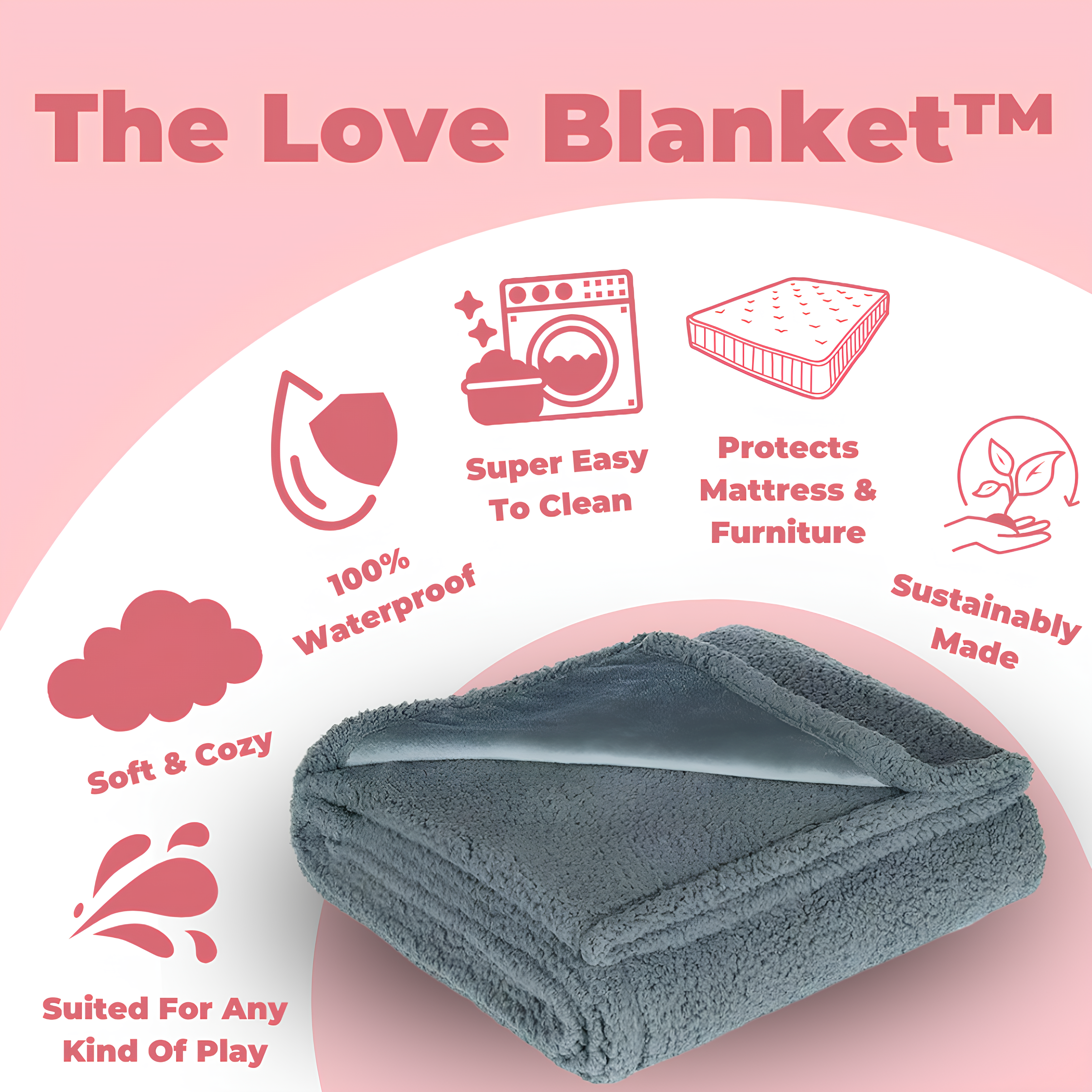 The Love Blanket – Waterproof Intimacy Blanket