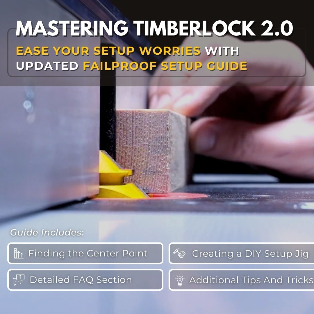 TimberLock 45° Lock Miter Router Bit – 1/2″ Shank