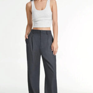 Wide Leg Tailored Pants