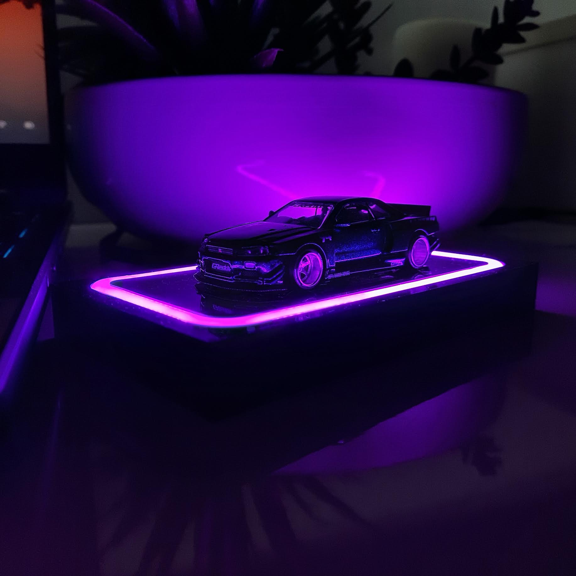 Acrylic Light Up Display Base for Hot Wheels - CenLuxe