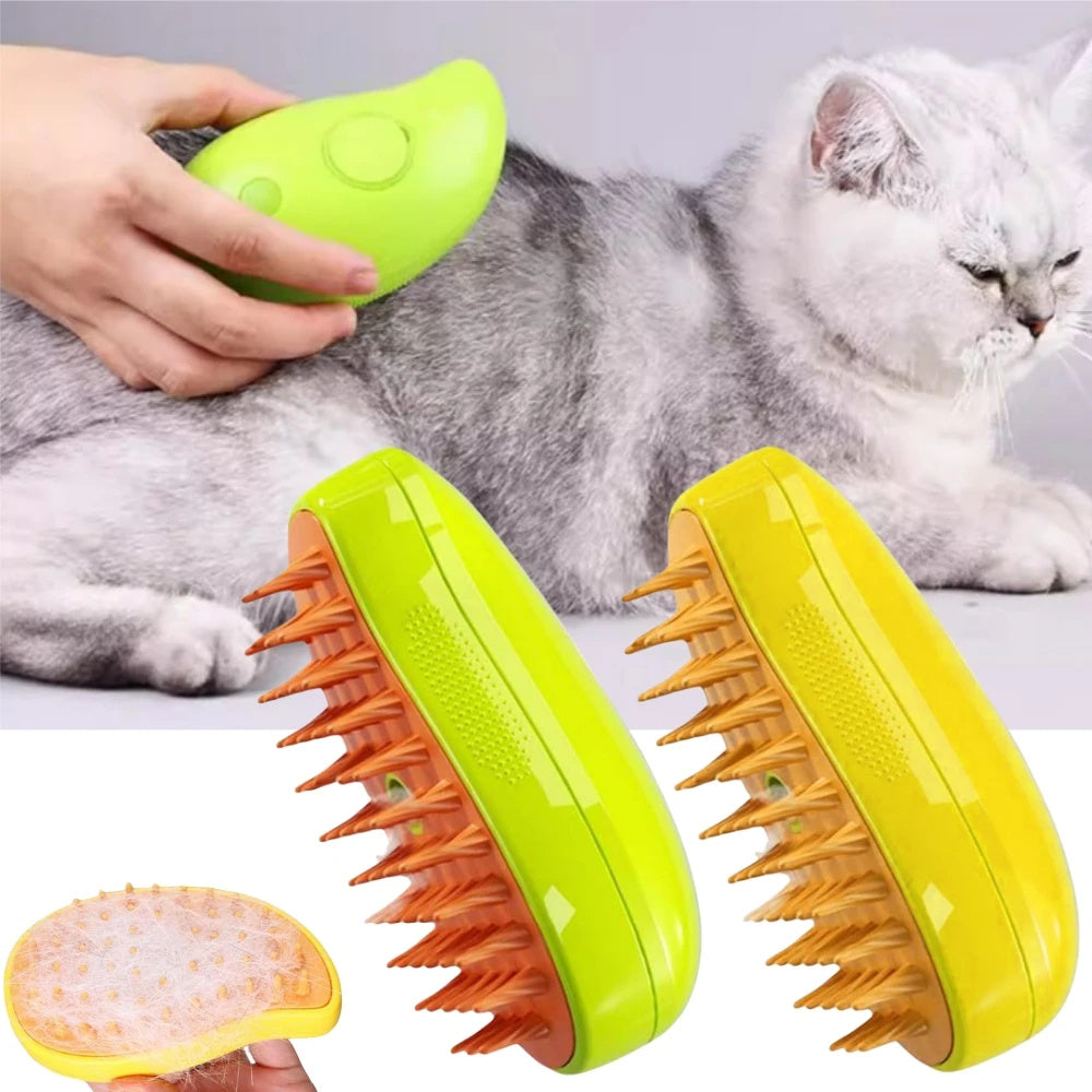 Cat Hair Steam Brush