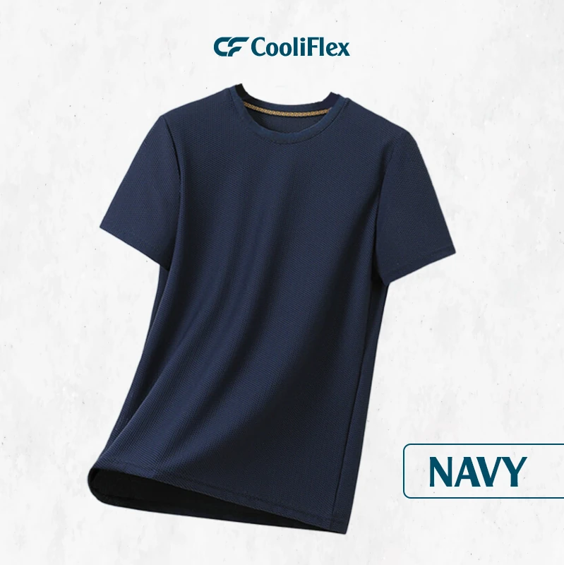 CooliFlex – Breathable Ice Silk Waffle Weave T-shirt