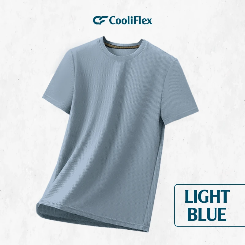 CooliFlex – Breathable Ice Silk Waffle Weave T-shirt