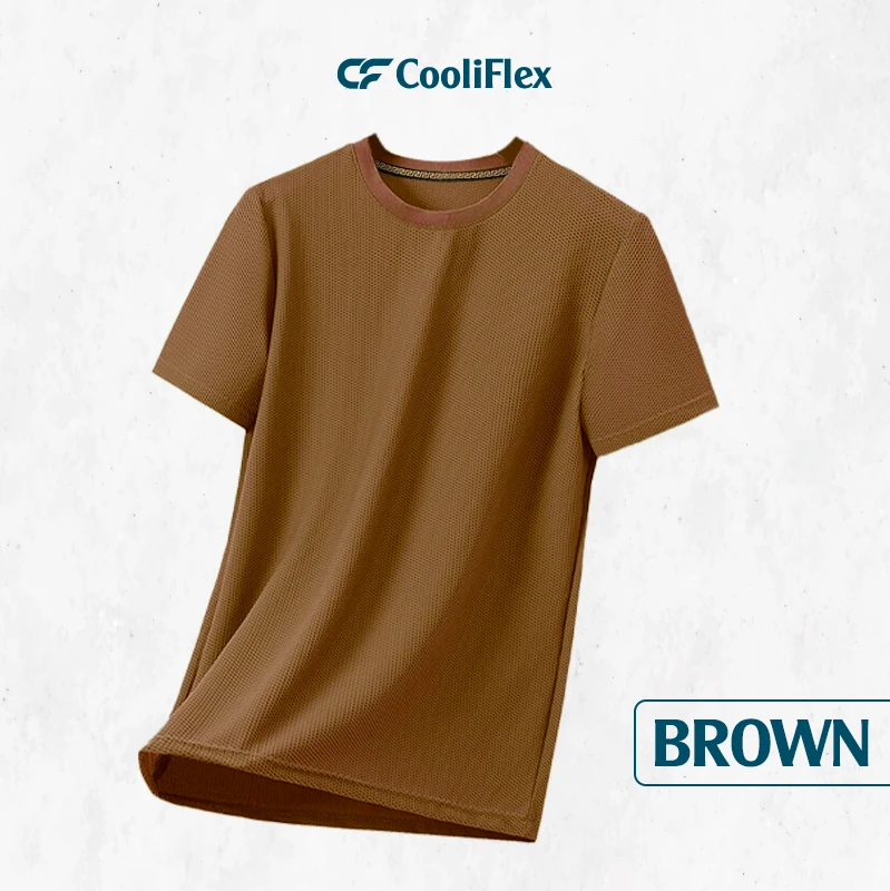 CooliFlex – Breathable Ice Silk Waffle Weave T-shirt