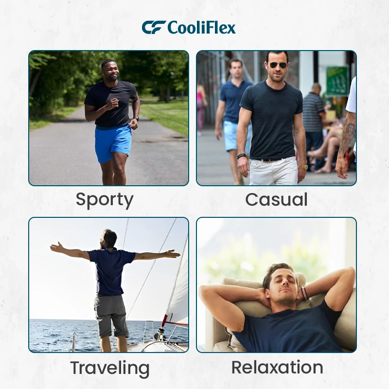 CooliFlex – Breathable Ice Silk Waffle Weave T-shirt