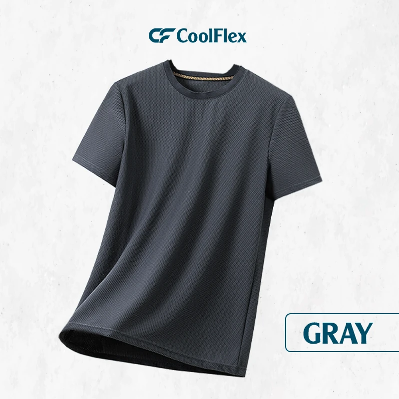 CooliFlex – Breathable Ice Silk Waffle Weave T-shirt