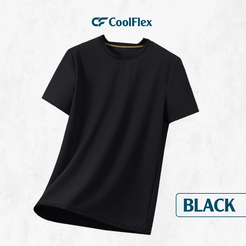 CooliFlex – Breathable Ice Silk Waffle Weave T-shirt