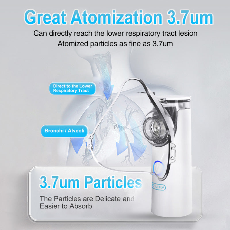 Dr.Isla Nebulizer Portable Machine For Adult Kids Handheld Asthma Inhaler Atomizer