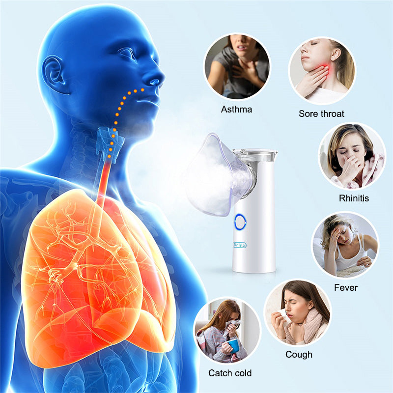 Dr.Isla Nebulizer Portable Machine For Adult Kids Handheld Asthma Inhaler Atomizer