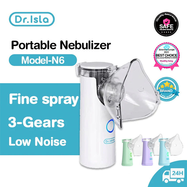 Dr.Isla Nebulizer Portable Machine For Adult Kids Handheld Asthma Inhaler Atomizer