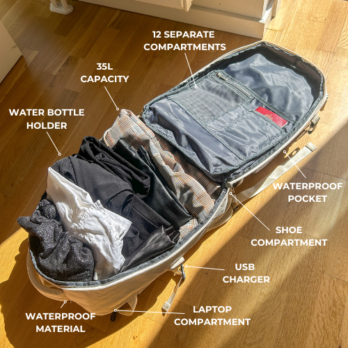 EaseTravel™️ – Waterproof Travel Backpack