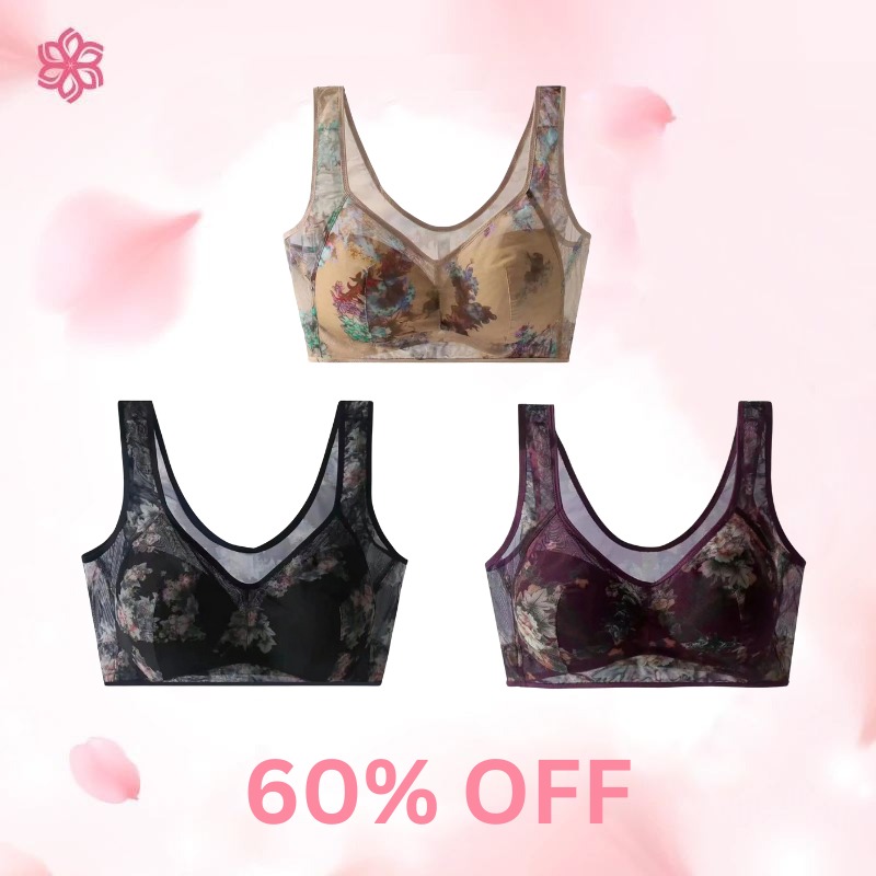 ElleBloom – Last day 80% OFF – Lace Buttonless Comfortable Bra