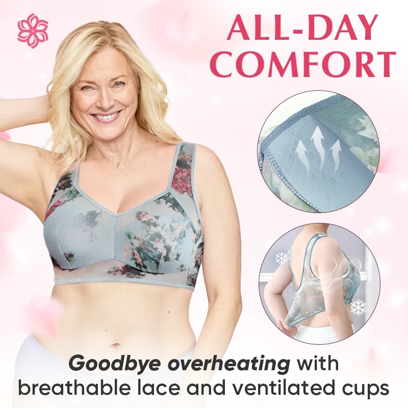 ElleBloom – Last day 80% OFF – Lace Buttonless Comfortable Bra