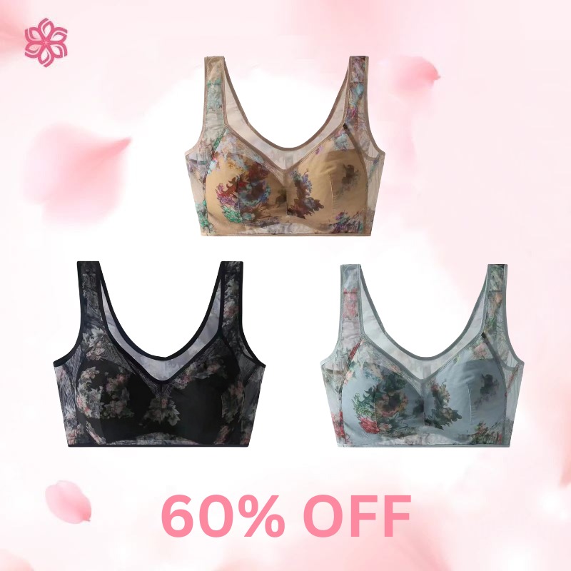 ElleBloom – Last day 80% OFF – Lace Buttonless Comfortable Bra