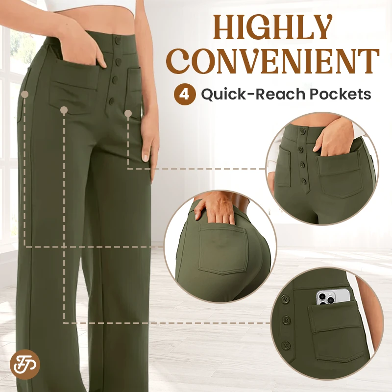 FlexiPants – Women’s Casual High Waist Stretch Pants