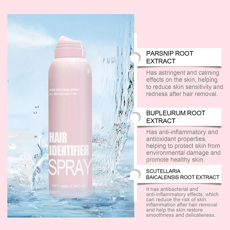 Hair Identifier Spray – Dermaplaner Bundle (Spray + Razor)